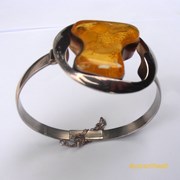 Bracelete em Prata 925 com âmbar